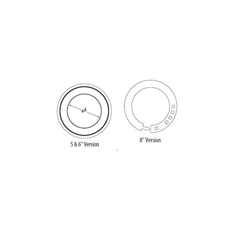 M&G DuraVent 6" PolyPro Double Wall Storm Collar - 6PPS-SCDW