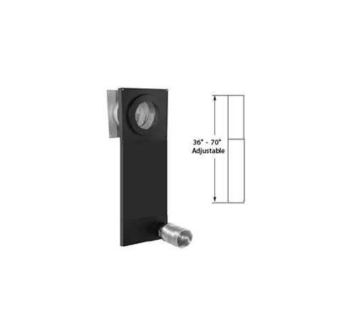 M&G DuraVent 3-4" PelletVent Pro 36"-70" Adjustable Channel - CAS-C70A