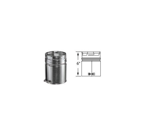 M&G DuraVent 8" Round Type B Gas Vent Male Adapter - 8GVAM