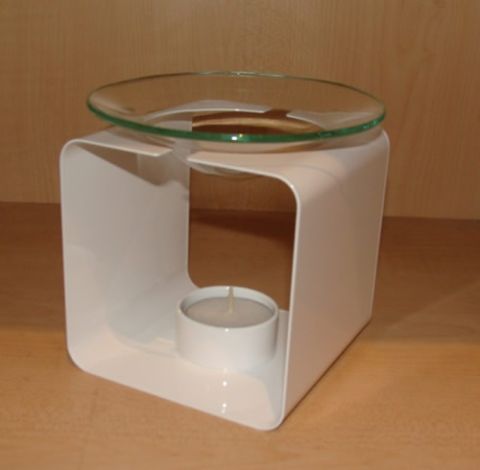 SunJel Cubical Fragrance Diffuser - Glossy White - WhiteCubeDiffuser
