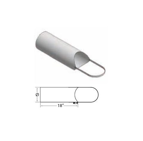 M&G DuraVent 5" Ventinox VFT Long Tee Snout - EX316-5