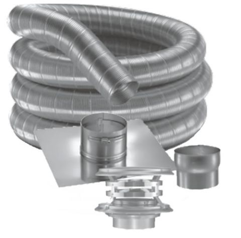 M&G DuraVent 6" DuraFlex 304 Basic Kit - 6DF304-35K