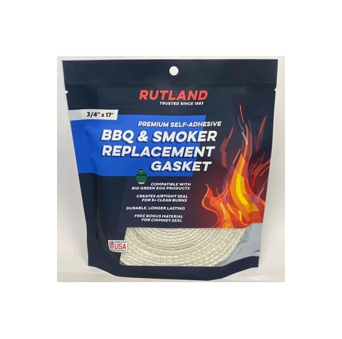 Rutland BBQ & SMOKER REPLACEMENT GASKET - 17' x 3/4" - SKU: 99N17