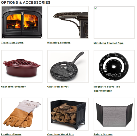 Intrepid FlexBurn Wood-Burning Stove - Options & Accessories