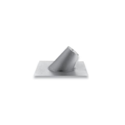 Security Chimneys 3'' SPX Pellet Vent Flashing Adjustable 30-45, Soft Base (Collar Included) - 3SPXFBA