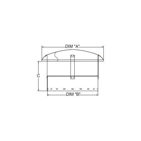 Selkirk 24'' EZ Top With Spark Arrest - 224804 - 24S-EZCT/S