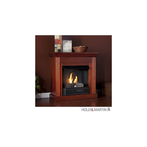 Holly & Martin Bastrop Petite Convertible Gel Fireplace-Mahogany - 37-036-031-0-20