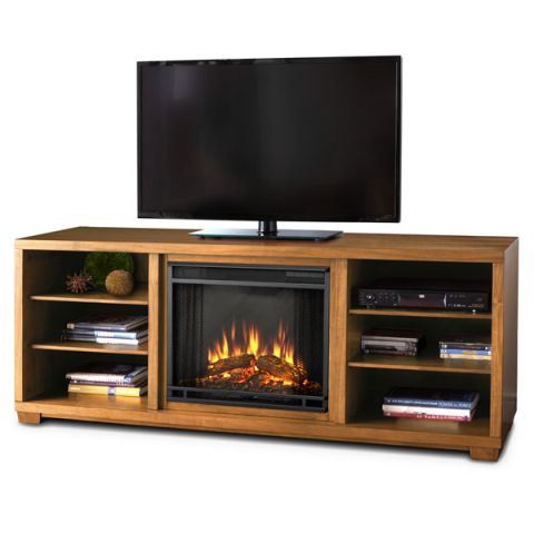 Real Flame Marco Electric Fireplace Walnut - 5757E-WN