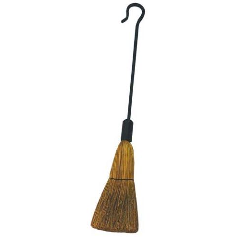 Uniflame 29.5" Black Finish Brush With Crook Handle - B-1008