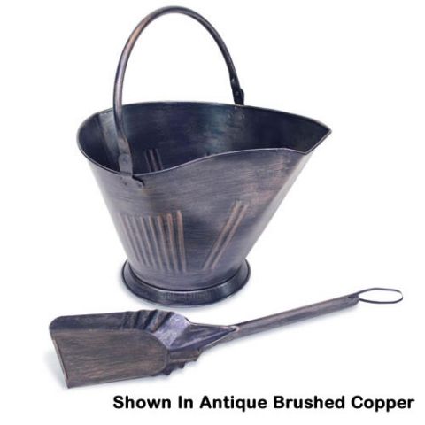Napa Forge Coal/Pellet Bucket with Shovel - Burnished Bronze - 19507