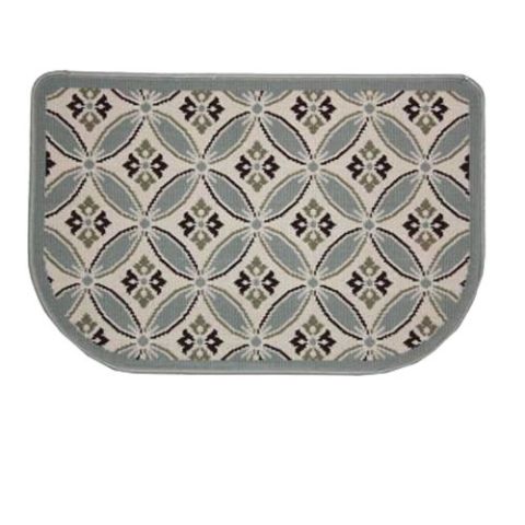 Napa Forge Textured Weave Concentric Hearth Rug - 19624