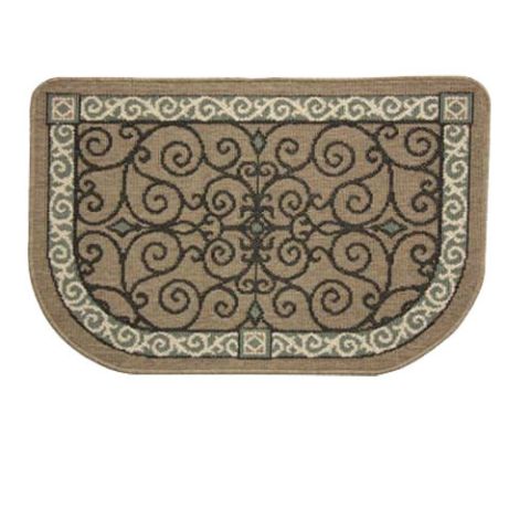 Napa Forge Textured Weave Eastly Scroll Hearth Rug - 19637