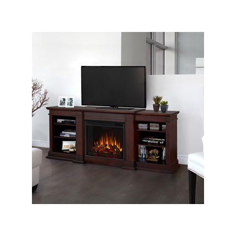 Real Flame Fresno Entertainment Unit Elect. Fireplace Walnut G1200E-DW