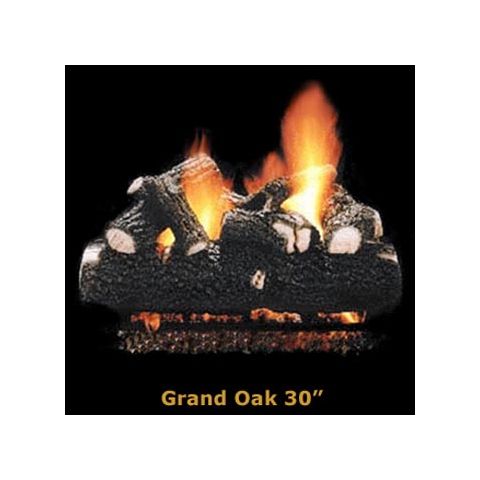 Hargrove 30" Grand Oak Log Set - See Thru - Propane - GOS30STP