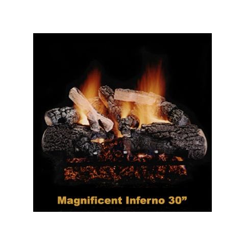 Hargrove 30" Magnificent Inferno Log Set -See Thru-Propane- MIS30STP