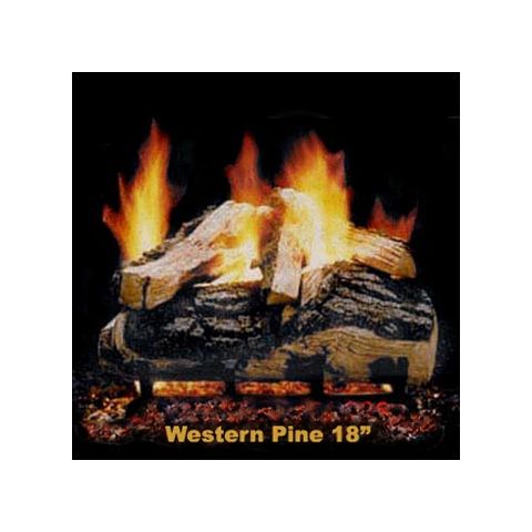 Hargrove 18" Western Pine Log Set - Shallow ST - Natural - WPS18STS