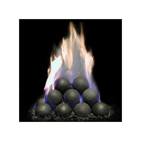 Hargrove 18" Full Pan Vented Colonial Cannon Ball Set - FCBS1820FPBL
