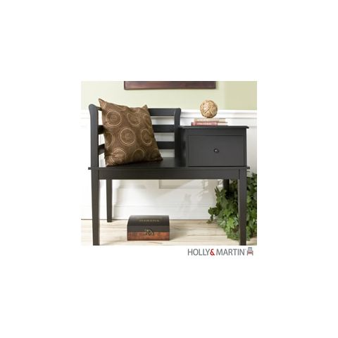 Holly & Martin Yukon Gossip Bench-Black - 09-261-011-5-01