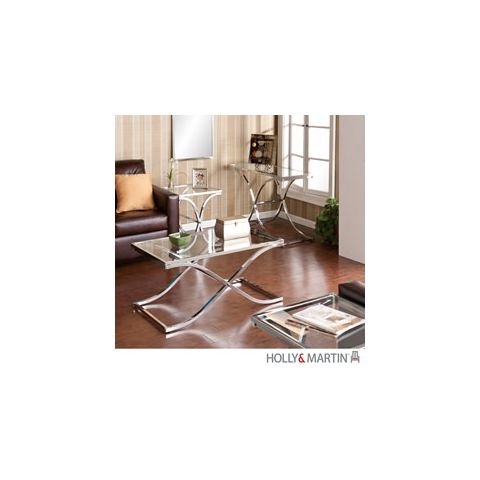 Holly & Martin Roxburgh Table Collection with Mirror-Chrome - 99-208-074-1-07