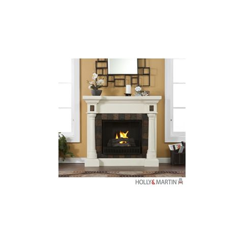 Holly & Martin Weatherford Convertible Gel Fireplace-Ivory - 37-251-031-0-18