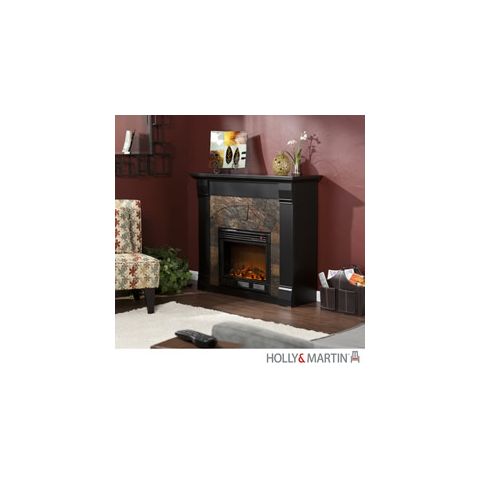 Holly & Martin Underwood Electric Fireplace-Black - 37-242-023-6-01
