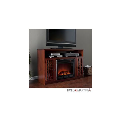 Holly & Martin Akita Media Electric Fireplace-Mahogany - 37-014-084-6-20