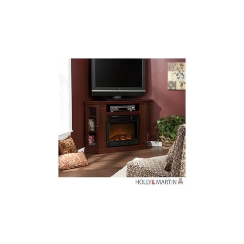 Holly & Martin Ponoma Convertible Media Electric Fireplace-Cherry - 37-197-084-6-05