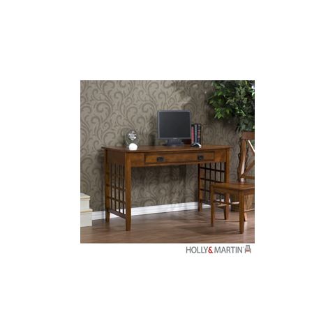 Holly & Martin Wyatt Computer Desk-Brown Mahogany - 55-257-020-6-20