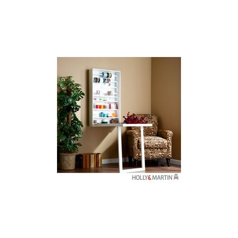 Holly & Martin Sadie Wall-Mount Craft Desk-White - 25-211-017-0-40