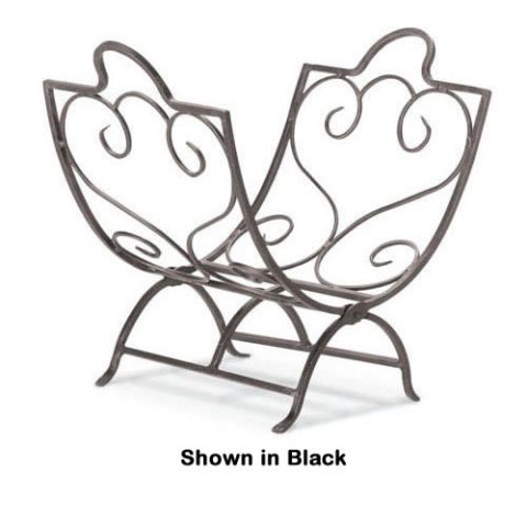 Napa Forge Country Scroll Wood Holder - Black - 19400