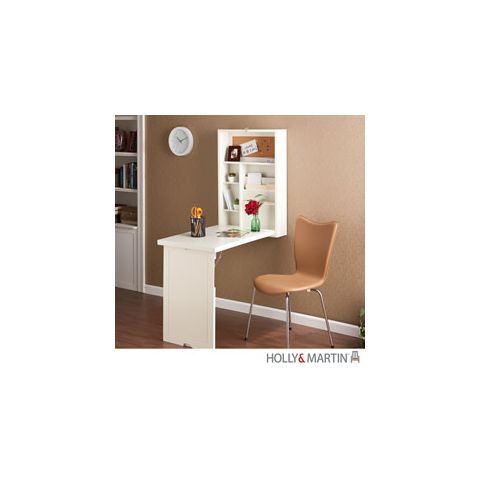 Holly & Martin Leo Fold-Out Convertible Desk-Winter White - 55-144-020-0-40