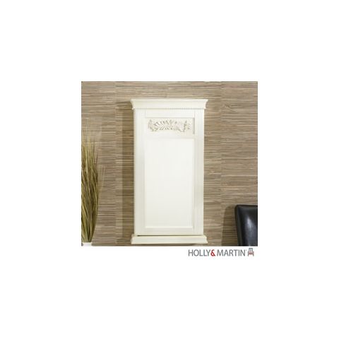 Holly & Martin Juliette Wall-Mount Jewelry Armoire-Antique White - 57-137-059-3-40
