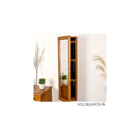 Holly & Martin Sophia Wall-Mount Jewelry Mirror-Oak - 57-228-059-3-25