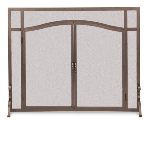 Pilgrim Forged Iron Door Screen Vintage Iron Arched - 18442