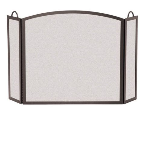 Pilgrim Full Arch Three Panel Screen Matte Black - 18207