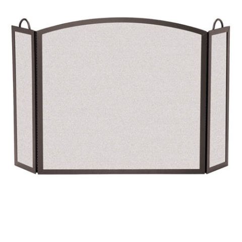 Pilgrim Full Arch Three Panel Screen Matte Black - 18204