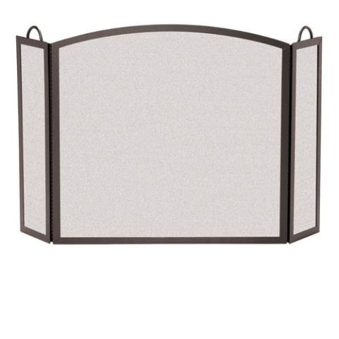 Pilgrim Full Arch Three Panel Screen Matte Black - 18201