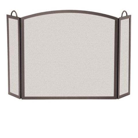Pilgrim Full Arch Three Panel Screen Vintage Iron - 18202