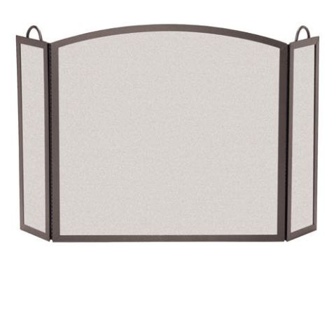 Pilgrim Full Arch Three Panel Screen Vintage Iron - 18208