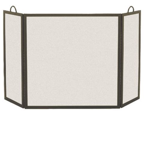 Pilgrim Rectangular Three Panel Screen Vintage Iron - 18221