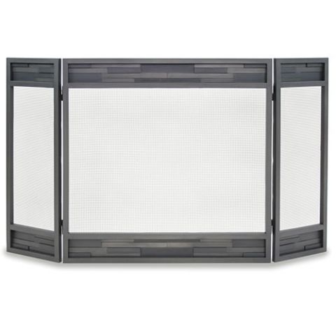 Pilgrim 3 Panel Lanier Screen - Natural Iron - 18236