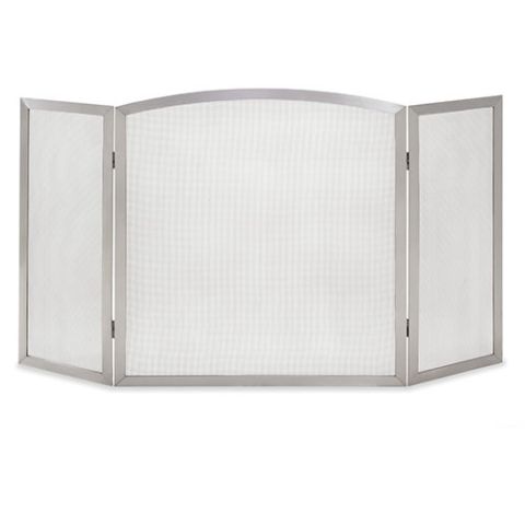 Pilgrim 3 Panel Newport Screen - Stainless Steel - 18245