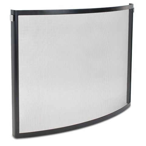 Pilgrim Bowed Odessa Screen - Black / Polished Nickel - 18256