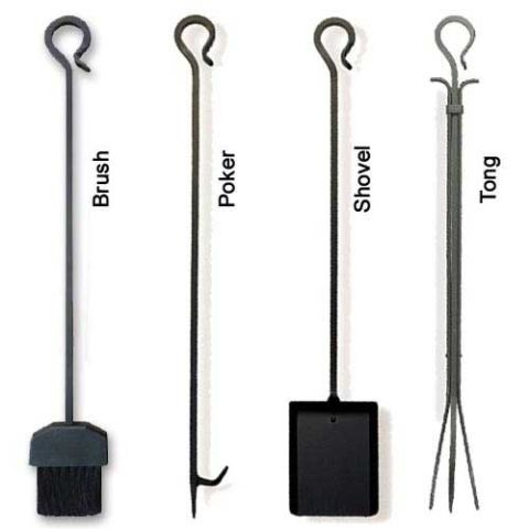 Pilgrim 30" Black Iron Shovel - 18173
