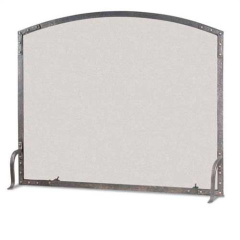 Pilgrim Single Panel Old World Arch Screen - Forged Iron - 18304
