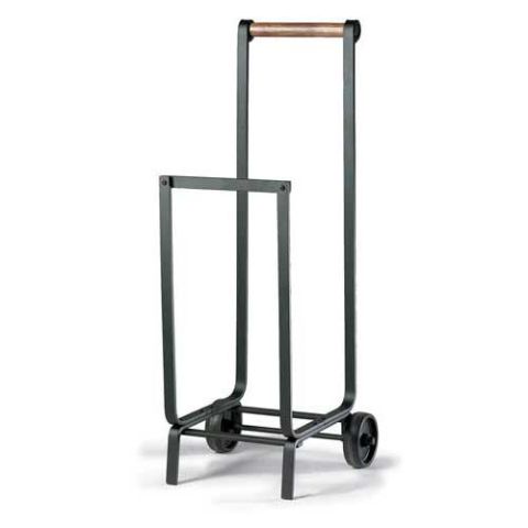 Napa Forge Traditions Wood Cart - Black - 19408