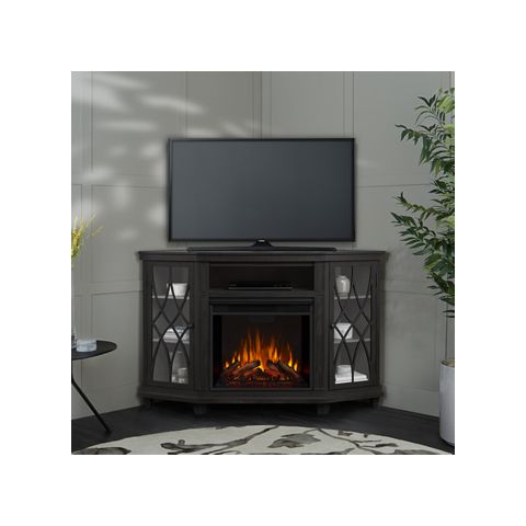 Real Flame Lynette Electric Fireplace in Gray - 1750E-GRY