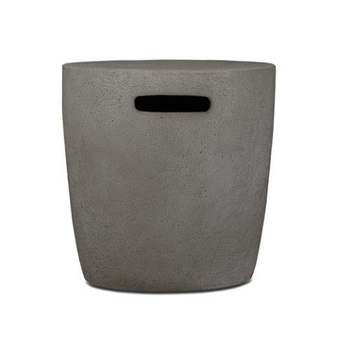 Real Flame Riverside 20 lb. Propane Tank Cover in Glacier Gray - 564-GLG