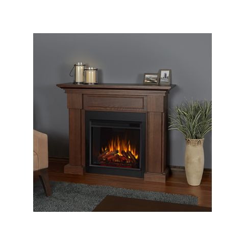 Real Flame Hillcrest Electric Fireplace in Chestnut Oak - 7910E-CO
