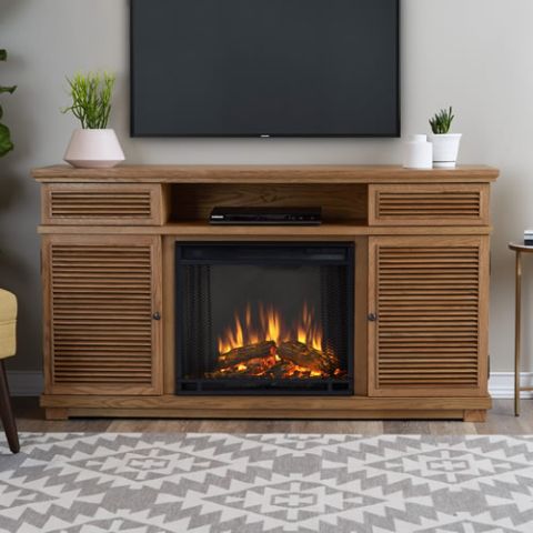 Real Flame Cavallo Entertainment Electric Fireplace Elm - 9110E-ELM